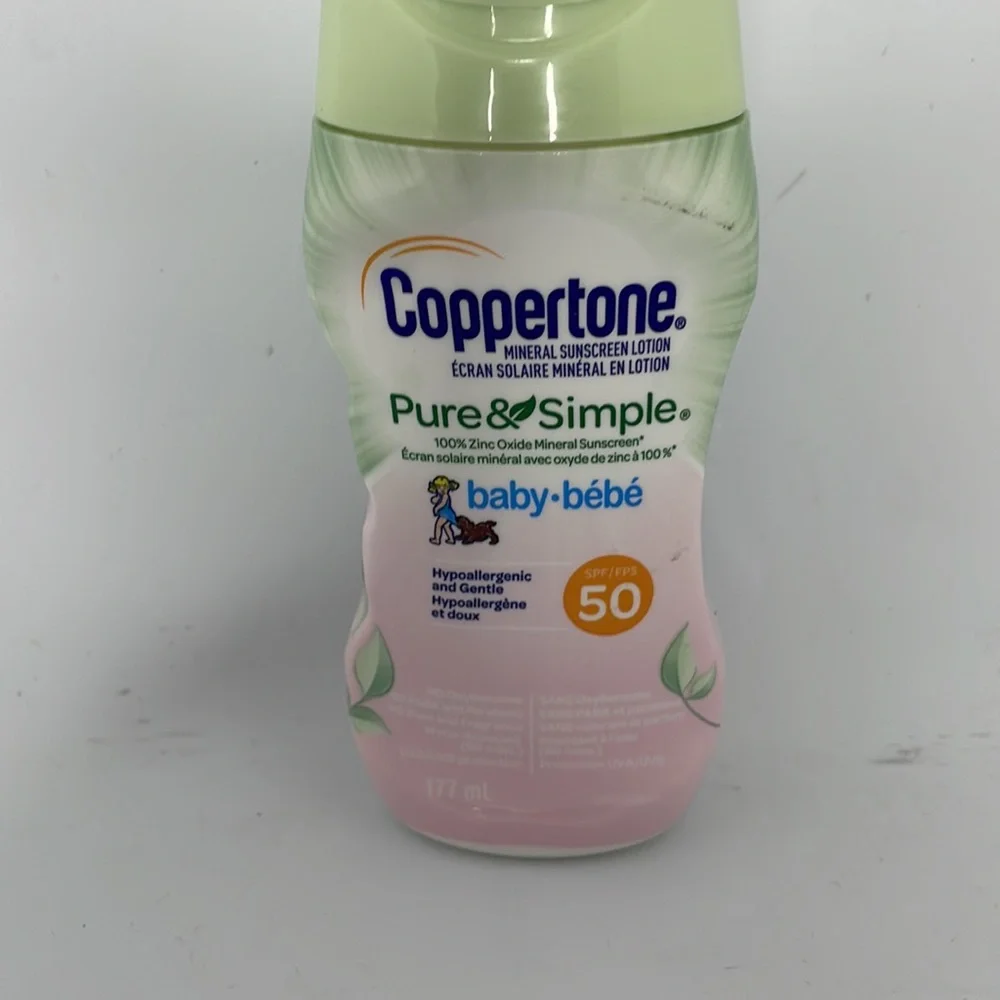 Coppertone Mineral Sunscreen Lotion Pure And Simple Baby Spf 50